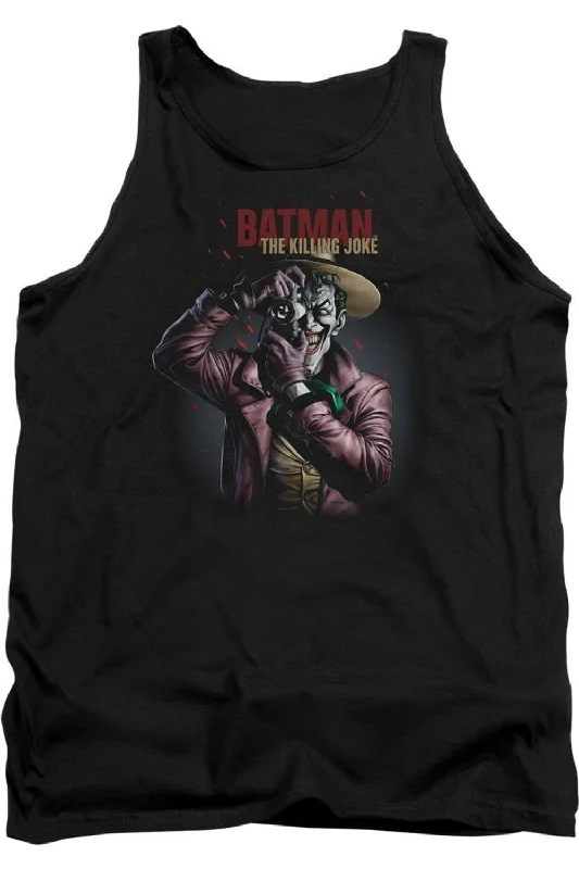 Men's Shirts with Roll-Up SleevesBatman Killing Joke Camera Adult Tank Top