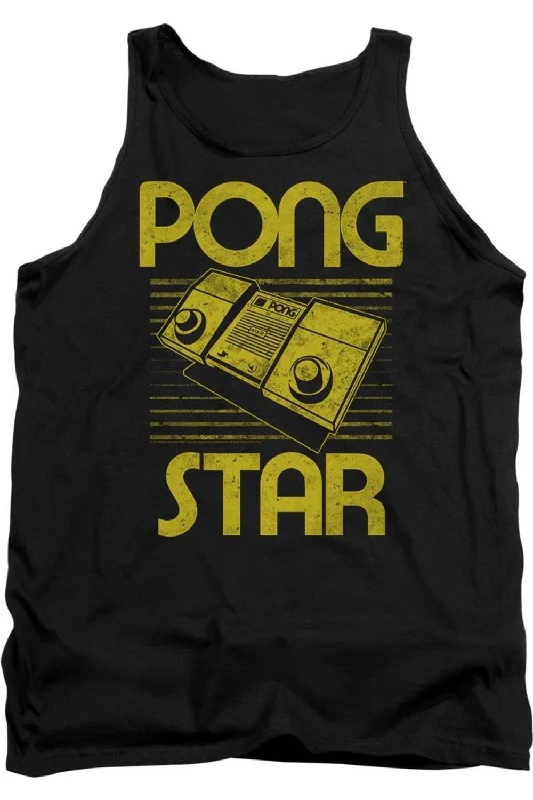 Men's Shirts with Geometric PatternsAtari Star Adult Tank
