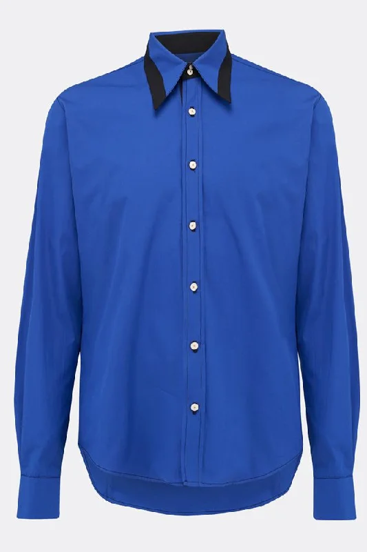Men's Patterned Pants with StripesFLOYD SHIRT IN BLUE