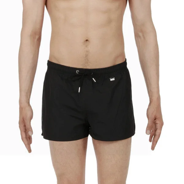 Men's Pants with Moisture-Wicking PropertiesID5503-HOM Black Splash Beach Shorts