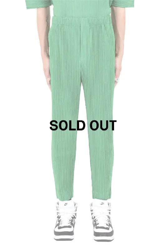Stylish Men's JeansHomme Plissé MC July 23 Trousers in Emerald