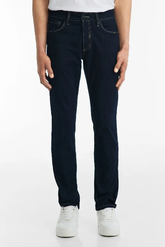 Elegant Straight-Leg Men's JeansJeans 5 poches coupe régulière 34'' - Homme