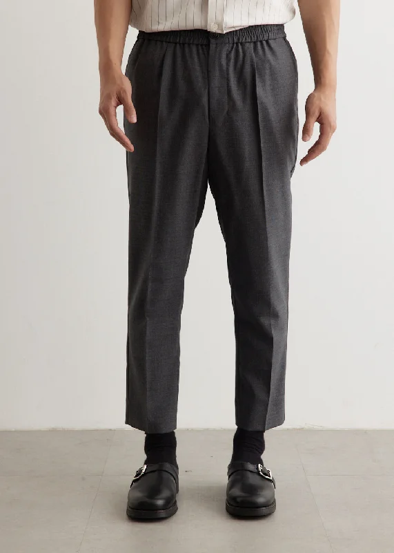Men's Pants with Moisture-Wicking PropertiesElasticated Waist Pants
