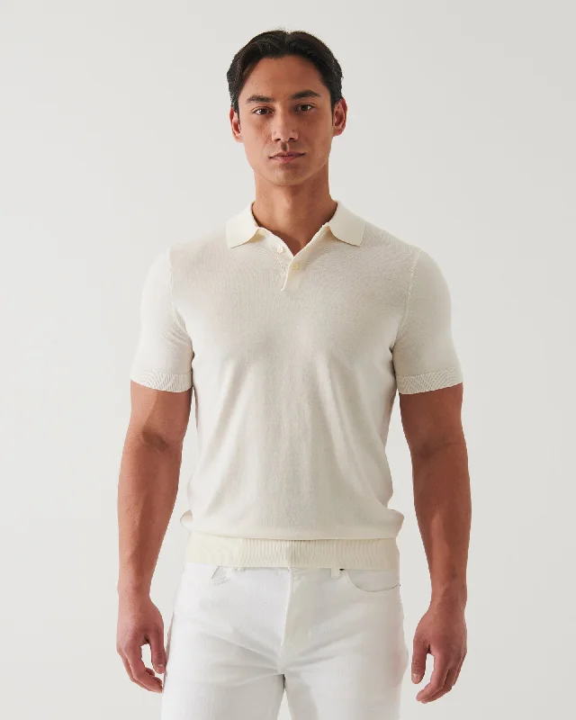 Men's Shirts with Scoop Necks3 Button Polo