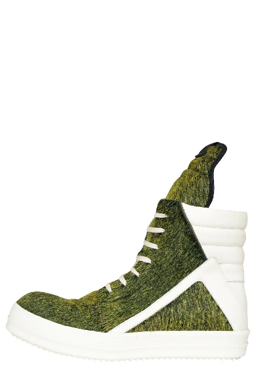 Zip-Fly Men's JeansRick Owens Mens Geobasket in Acid Melange