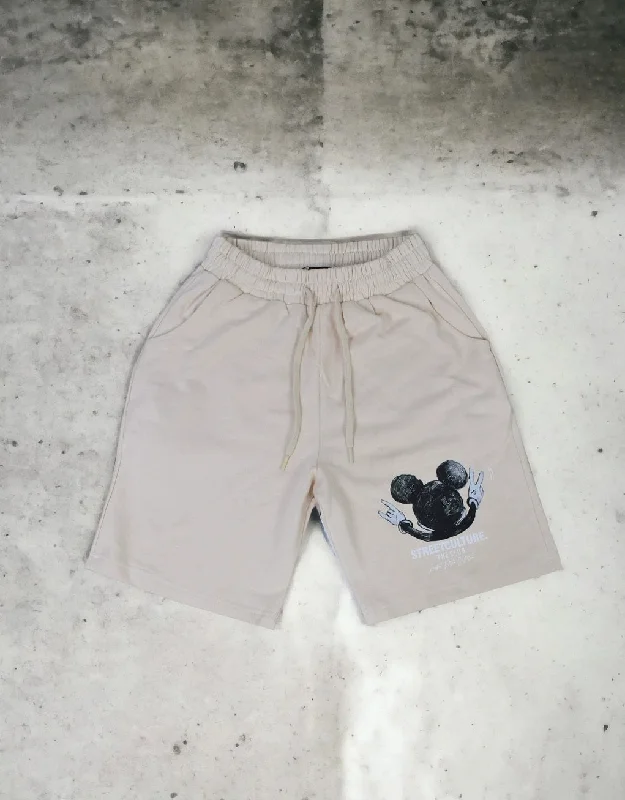 Men's Pants with Elastic CuffsShort Mickey