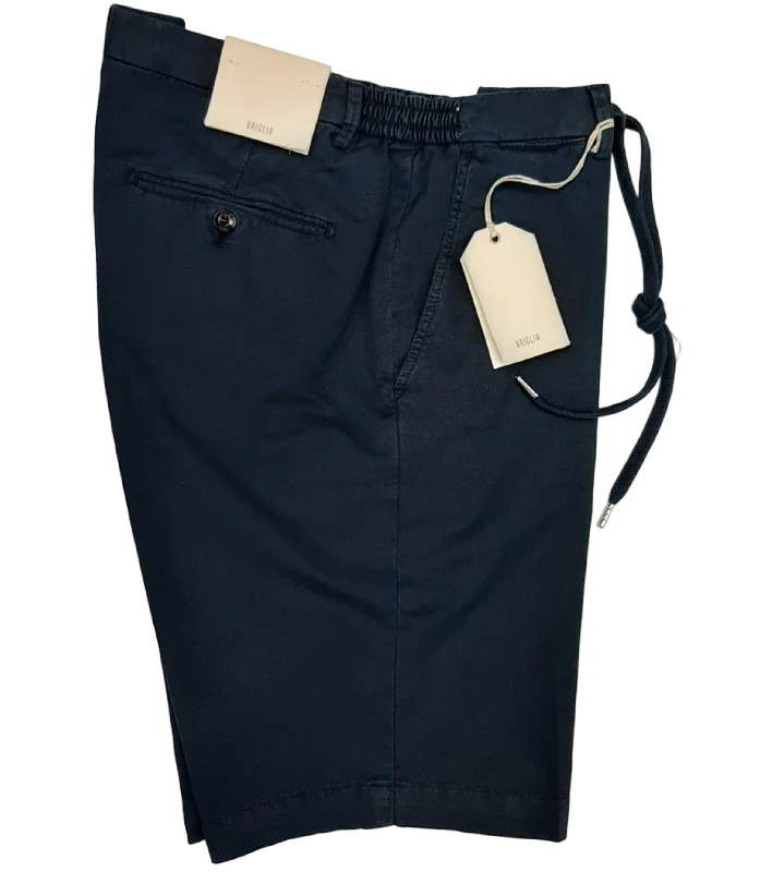 Men's Patterned Pants with Camouflage PrintsID24361-Briglia Navy Chino Shorts