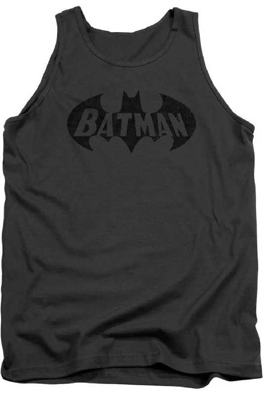 Men's Shirts with Button-Down CollarsBatman Crackle Bat Adult Tank Top