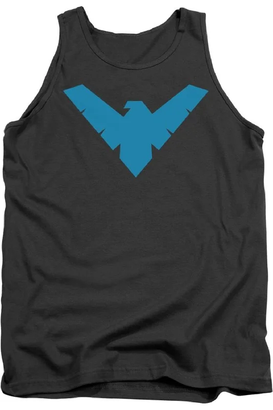 Men's Shirts with Plaid PatternsBatman Nightwing Symbol Adult Tank Top