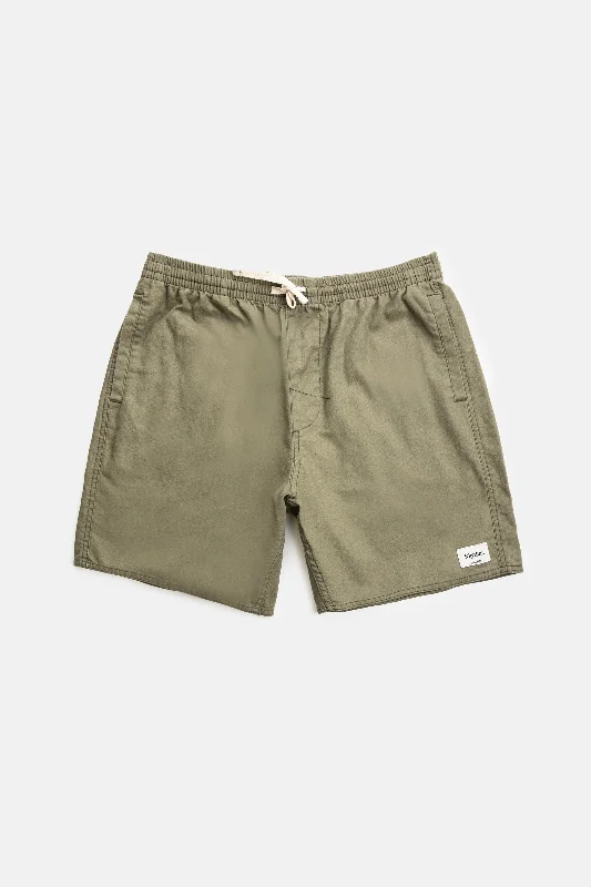 Men's Pants with Elastic CuffsClassic Linen Jam Olive