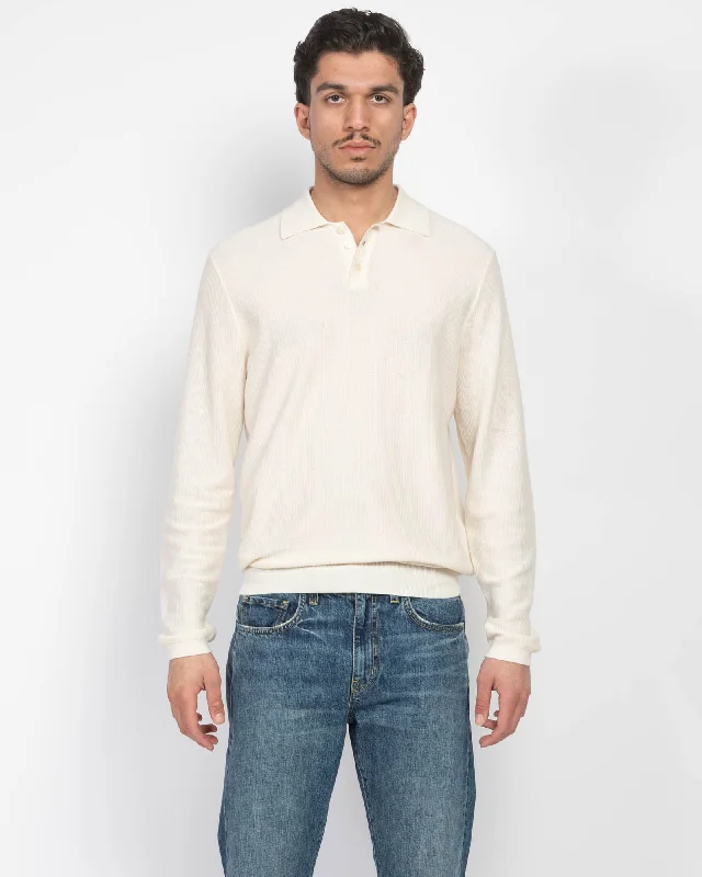 Men's Shirts with Cowl NecksCrochet Polo
