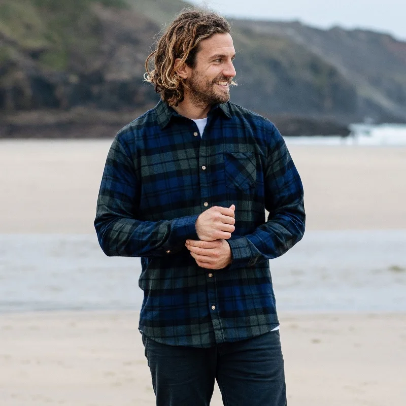 Men's Pants with Shallow PocketsMen's Organic Flannel Shirt