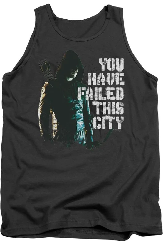 Layered Men's VestsArrow You Have Failed Adult Tank Top