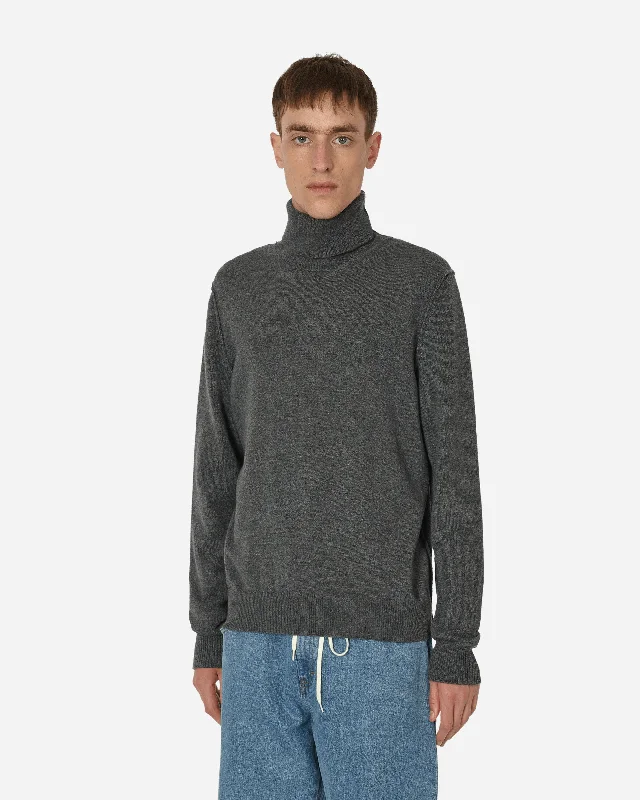 Men's Sweaters with Tailored FitsCashmere Turtleneck Sweater Medium Grey