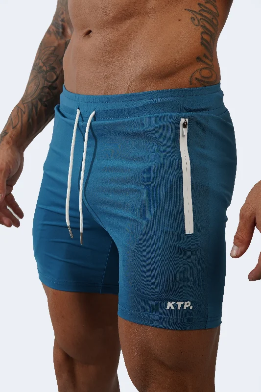 Men's Pants with Antimicrobial TreatmentHYBRID SHORTS - TEAL
