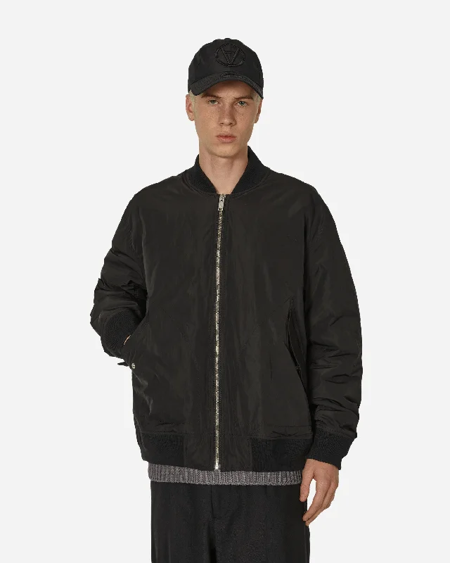 Men's Coats for Cold WeatherMA-1 Bomber Jacket Black