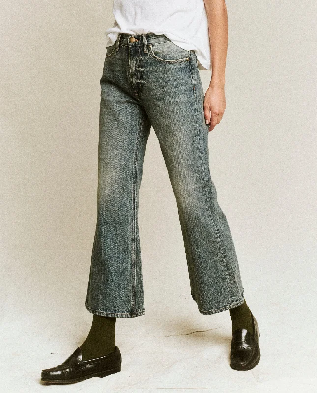 Men's Jeans in Unique PatternsThe Kick Bell Jean. -- Cliff Wash