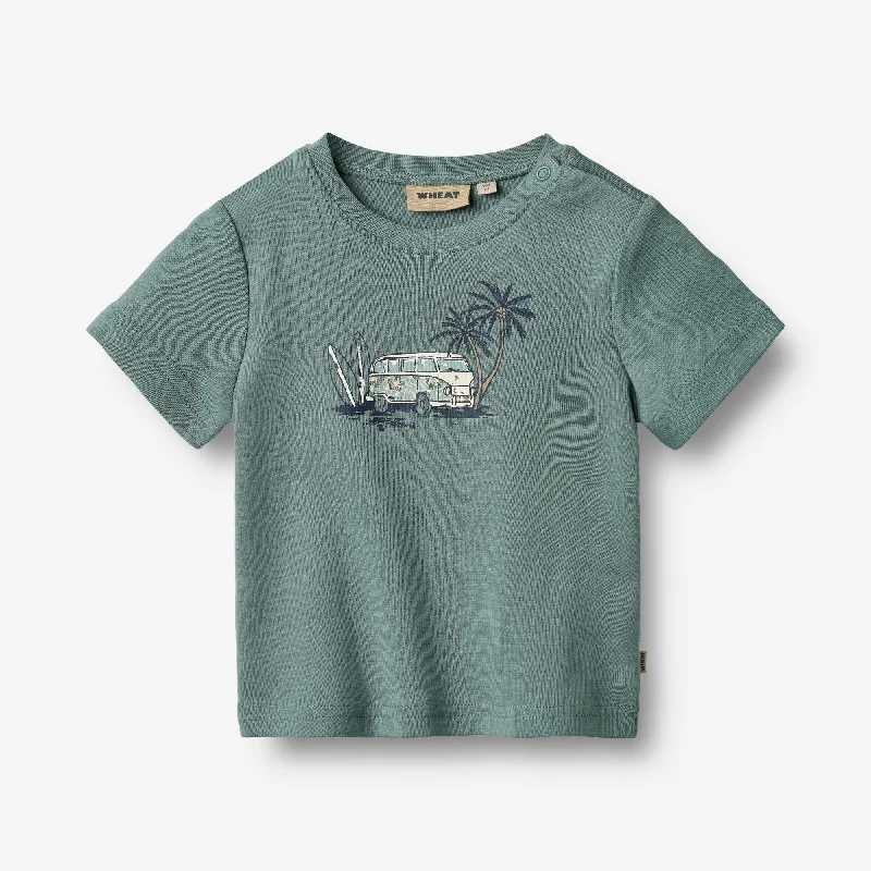 Men's Tailored Shirts for a Professional AppearanceT-Shirt S/S Valdemar - stormy sea Men's Tailored Shirts for a Professional AppearanceT-Shirt S/S Valdemar - stormy sea