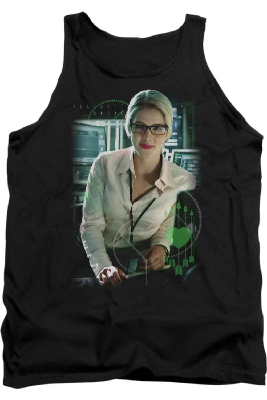 Men's Shirts with Antimicrobial TreatmentArrow Felicity Smoak Adult Tank Top