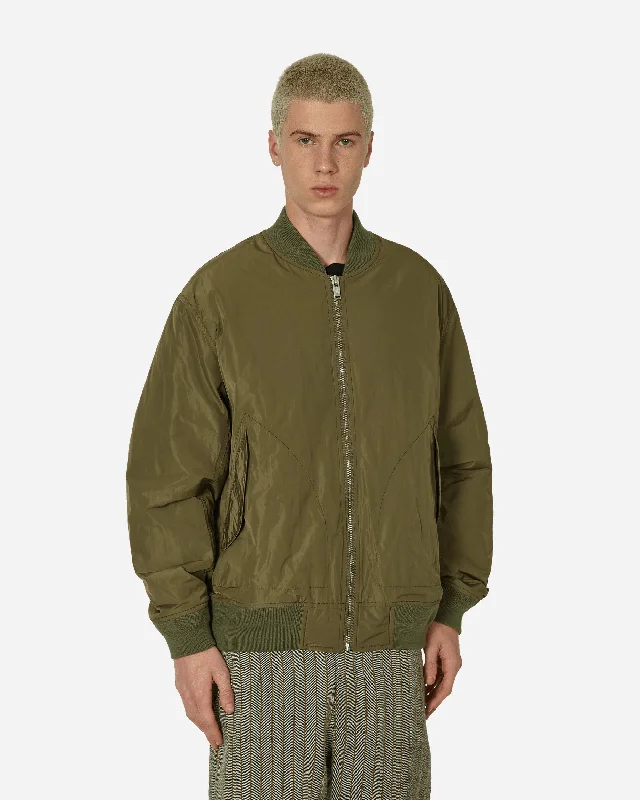 Men's Coats for Snowy WeatherMA-1 Bomber Jacket Khaki