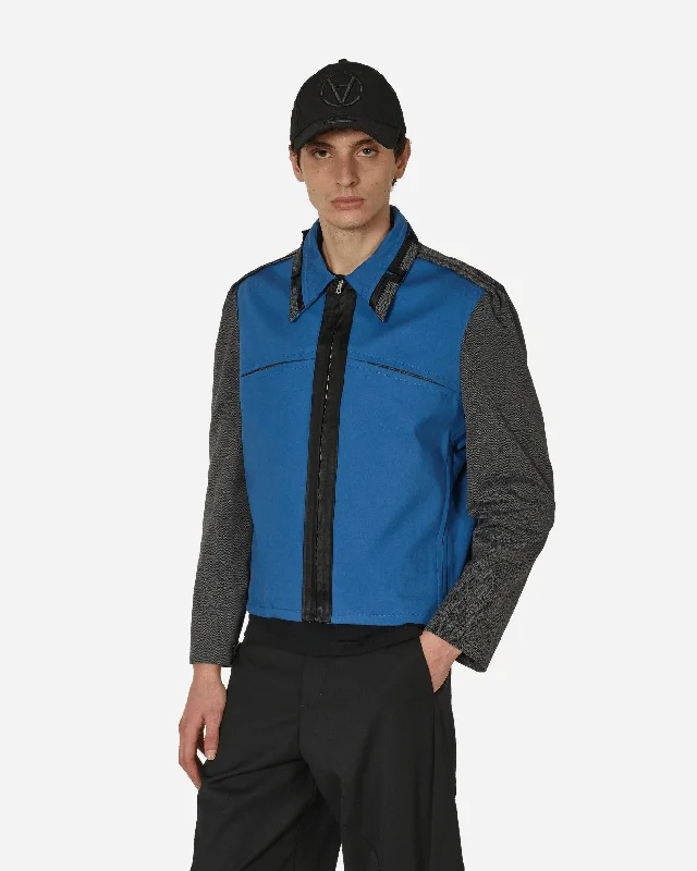 Men's Coats with Hand WarmersUgo Blouson Azure Blue