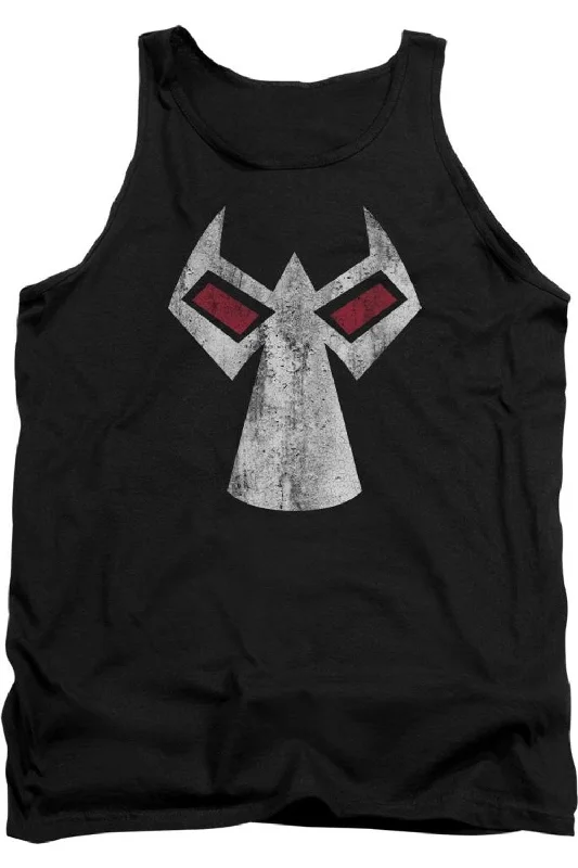 Men's Shirts with Embellished HemlinesBatman Bane Mask Adult Tank Top