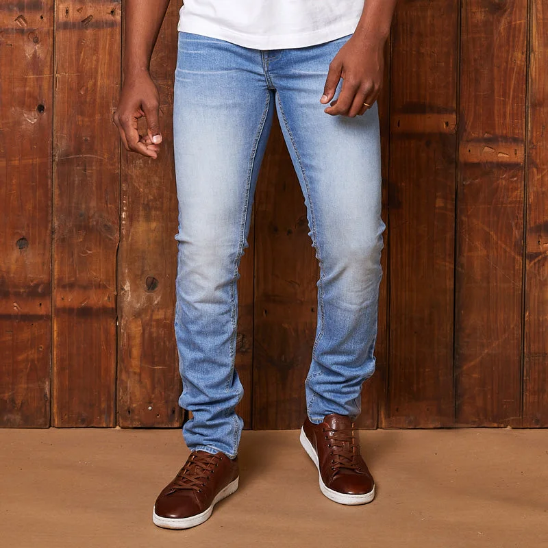 Men's Jeans with EmbroideryRanger Slim Denim Indigo Fade Wash
