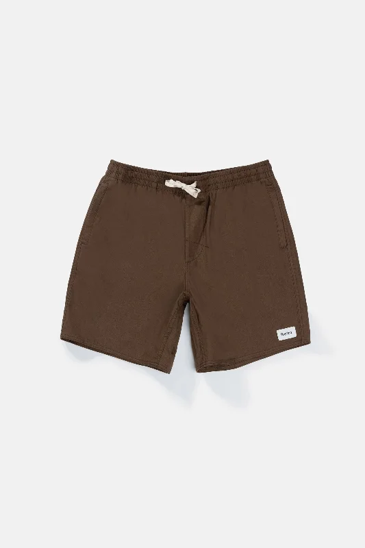 Men's Pants with Hidden ButtonsClassic Linen Jam Chocolate