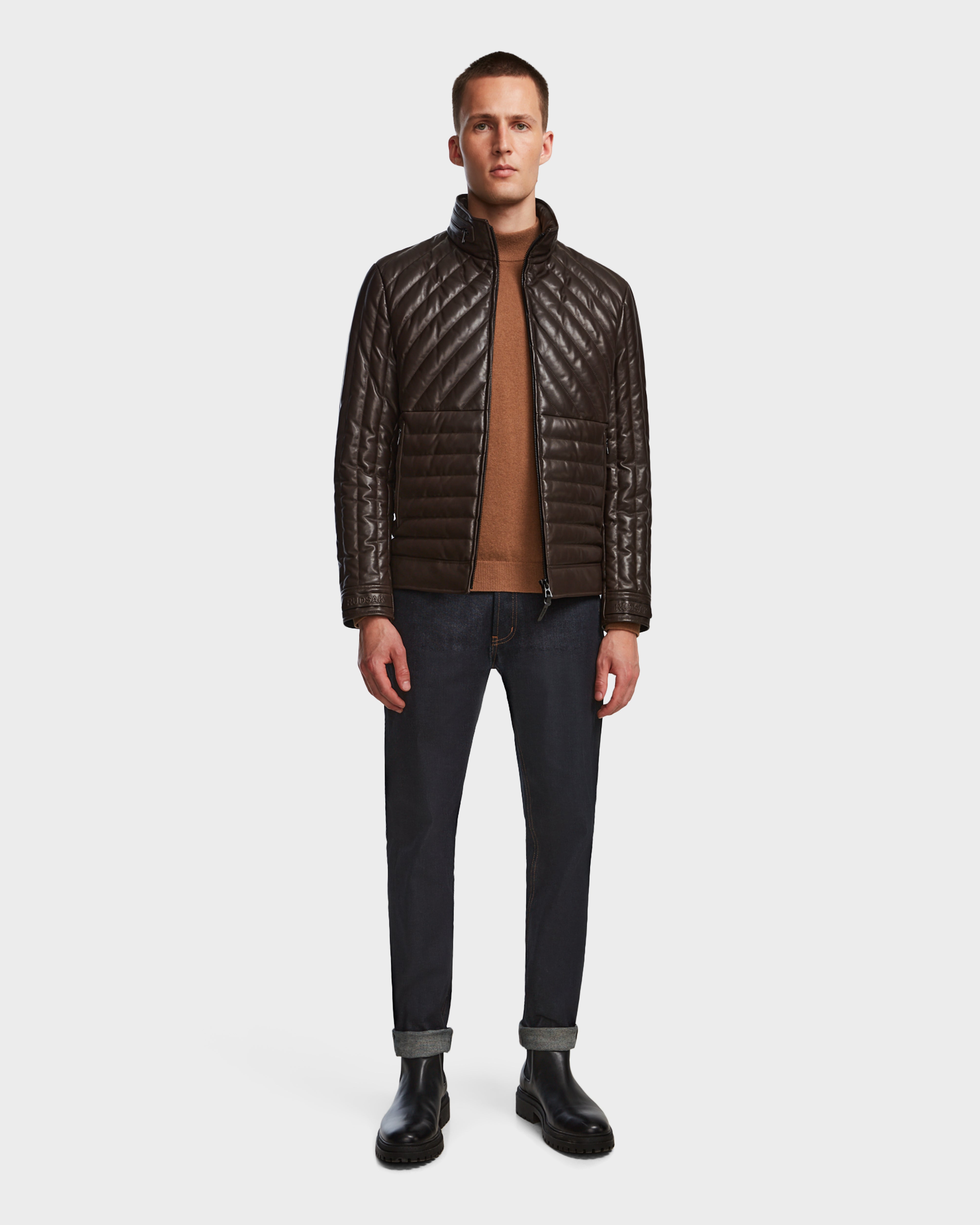 Casual Men's Bomber JacketsTHOM - 6124594 Espresso