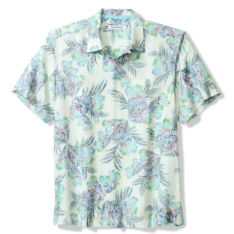 Men's Pants with Button-CuffsTommy Bahama Men's IslandZone Mirante Mirage Camp Shirt - Vanilla Ice Men's Pants with Button-CuffsTommy Bahama Men's IslandZone Mirante Mirage Camp Shirt - Vanilla Ice