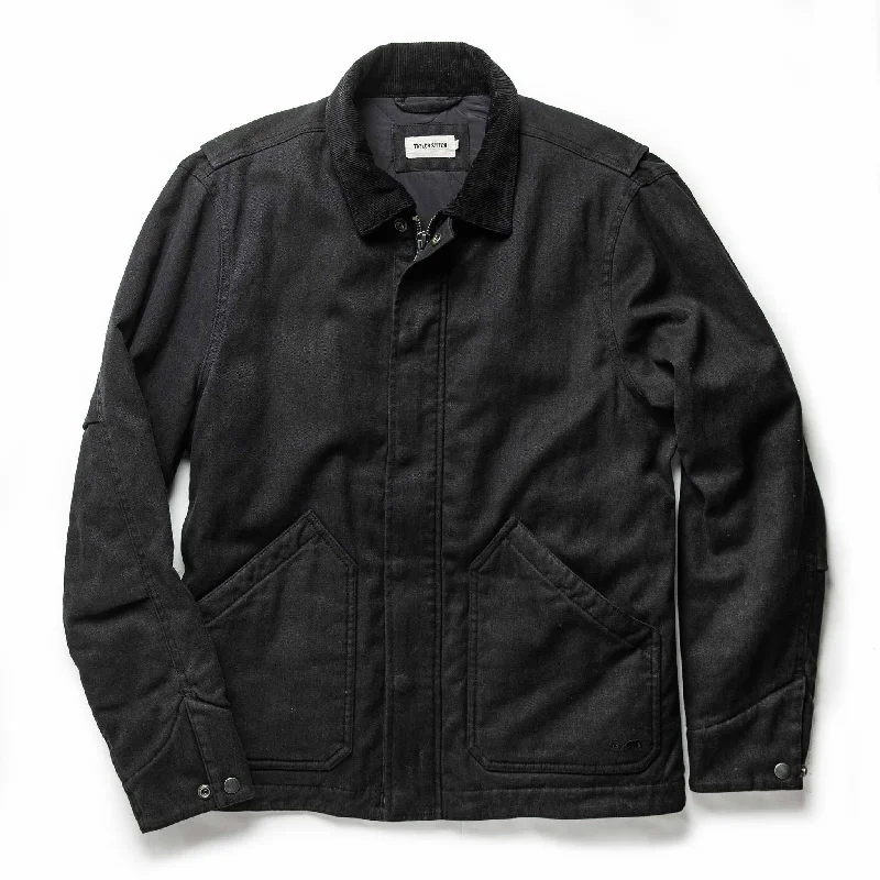 Cool Men's Pea CoatsThe Workhorse Jacket in Coal Boss Duck