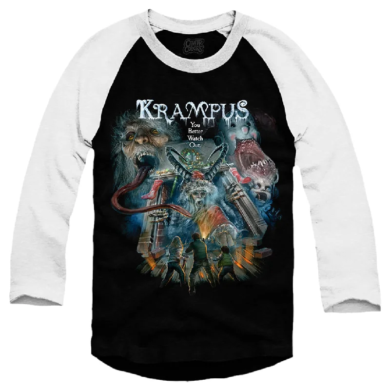 KRAMPUS: TO ALL A GOOD NIGHT - BASEBALL SHIRT