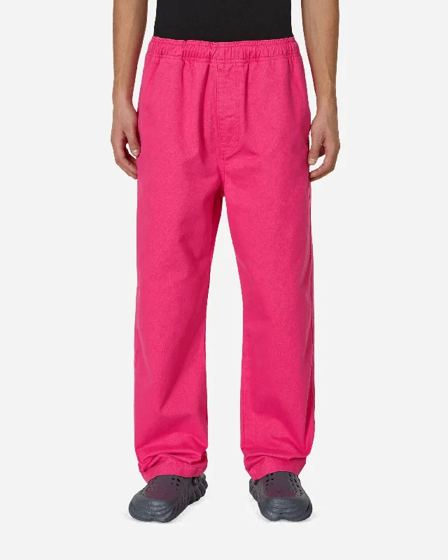 Brushed Beach Pant Hot Pink