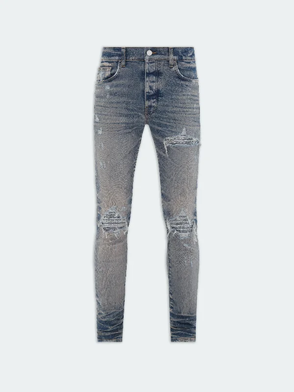 Men's Jeans with Embroidered LogosCRYSTAL MX1 JEAN - Vintage Indigo