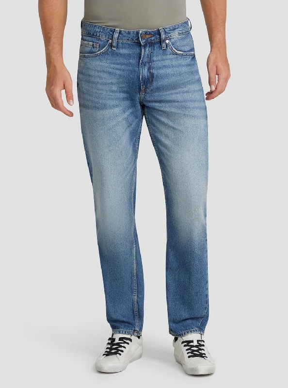 Hipster Skinny Men's JeansEco Mid-Rise Regular Fit Drake Denim Jeans In The Blazer Wash Hipster Skinny Men's JeansEco Mid-Rise Regular Fit Drake Denim Jeans In The Blazer Wash