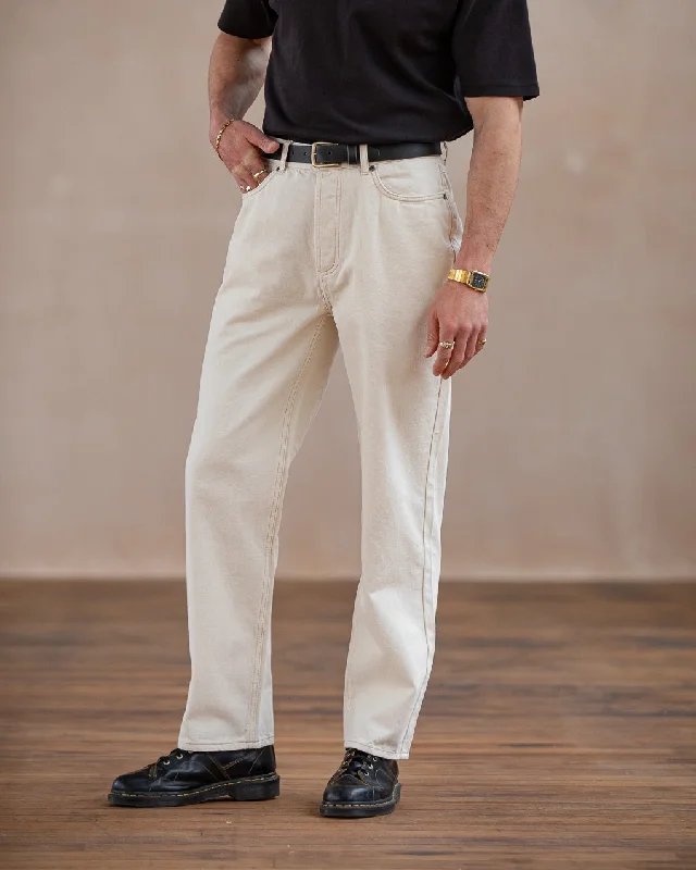Fashion-Forward Men's JeansJoshua Denim Jean - Ecru