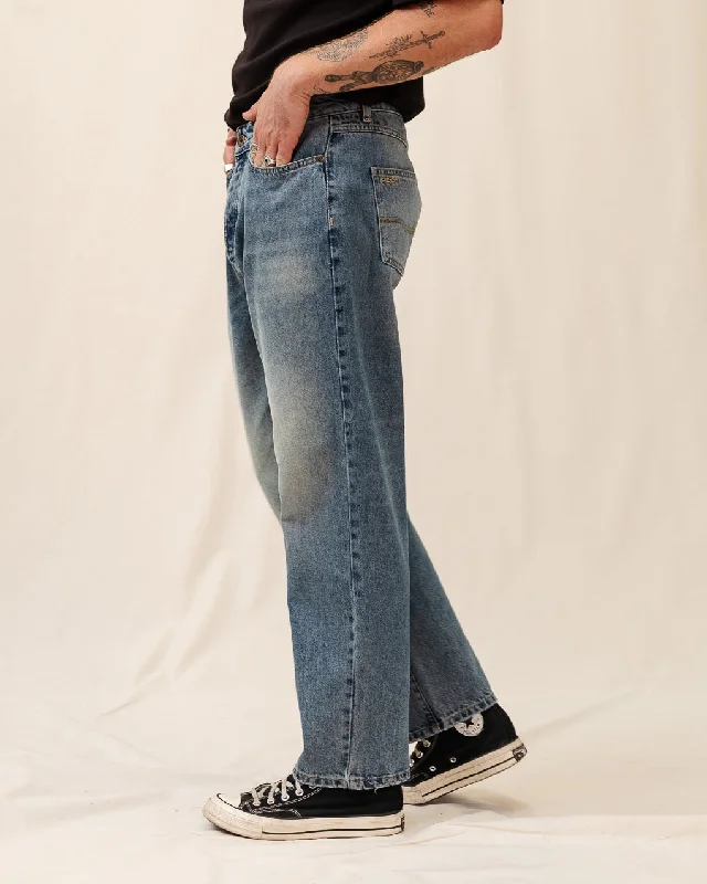 Designer Skinny Men's JeansJoshua Denim Jeans - Washed Indigo