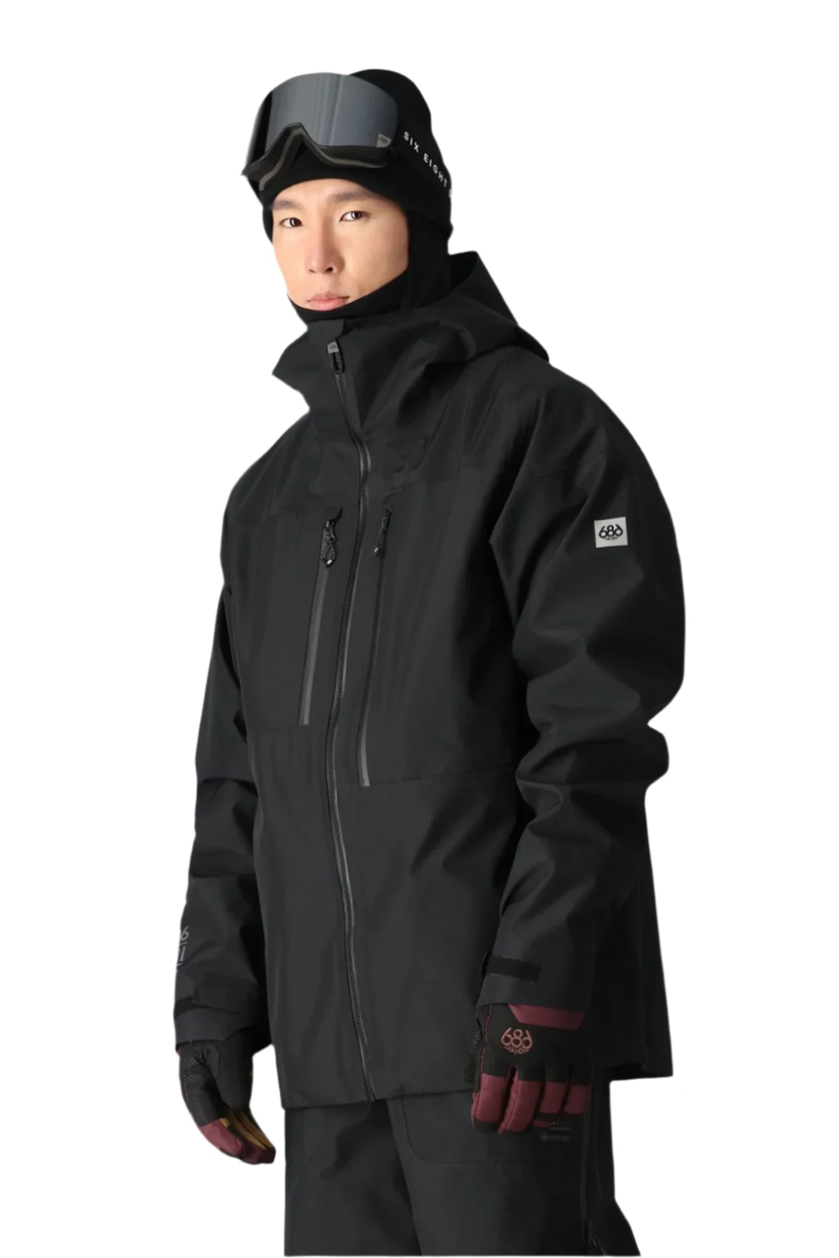 Men's Coats for Winter Sports686 GORE-TEX 3L ATV Snowboard Jacket Black 2025