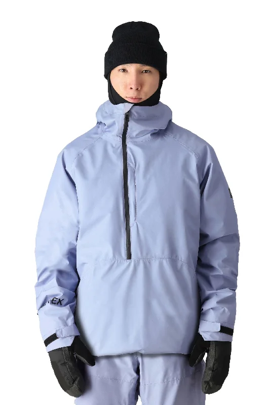 Men's Coats with Magnetic Closures686 GORE-TEX Fragment Anorak Snowboard Jacket Purple Impression 2025