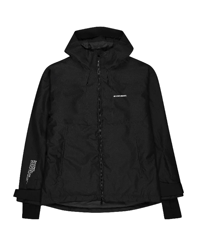 Men's Coats with Wind-Resistant FabricBEYOND MEDALS Fullzip Snowboard Jacket Black 2024