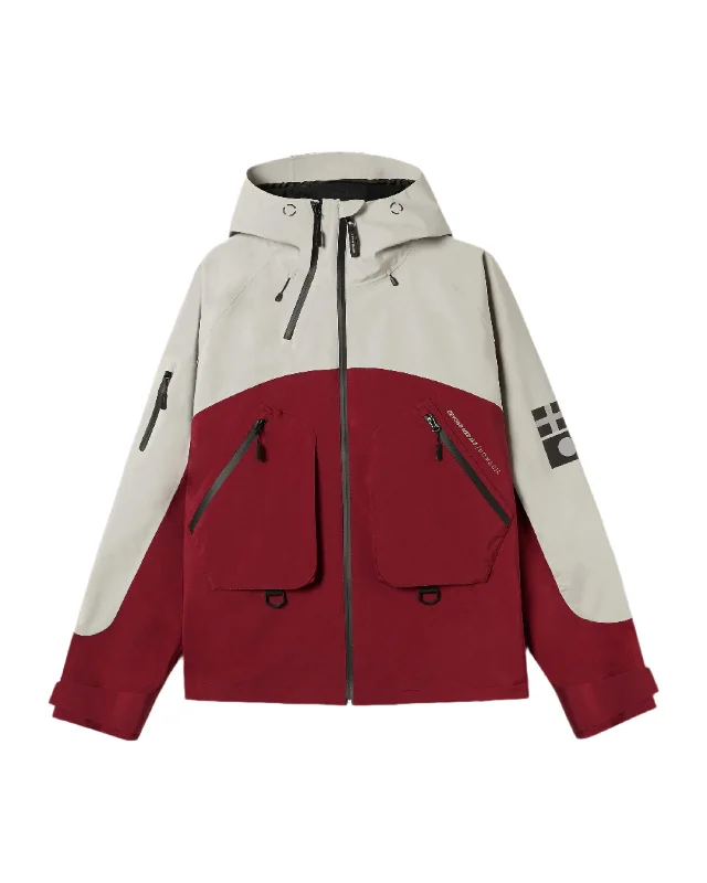 Men's Coats with Modern CutsBEYOND MEDALS Nomadik 3L Snowboard Jacket Red 2025