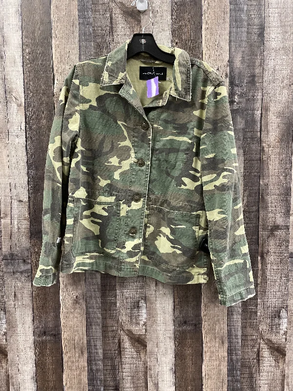 Men's Coats with VentilationCamouflage Print Jacket Other Mustard Seed, Size S