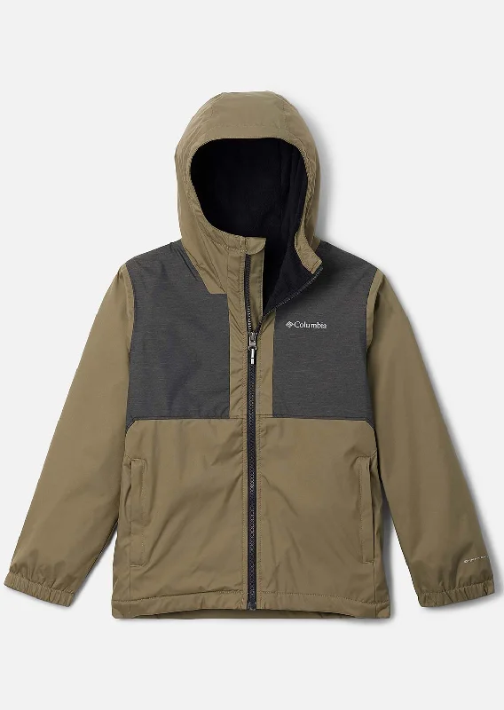 Cool Men's Pea CoatsColumbia Junior Rainy Trails II Fleece Lined Jacket