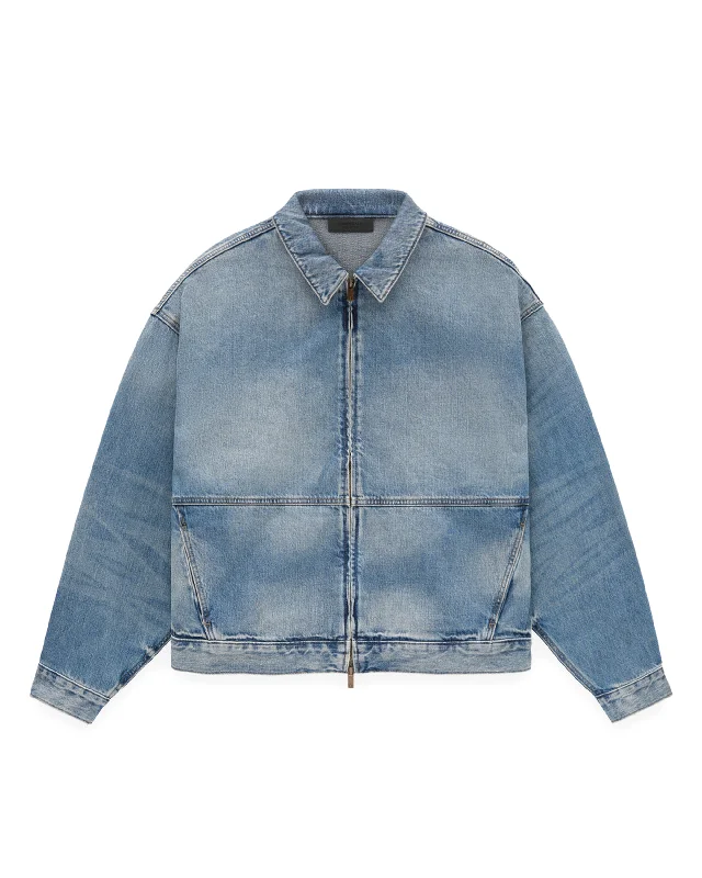 Men's Coats for Dressy OccasionsDenim Jacket - Medium Wash