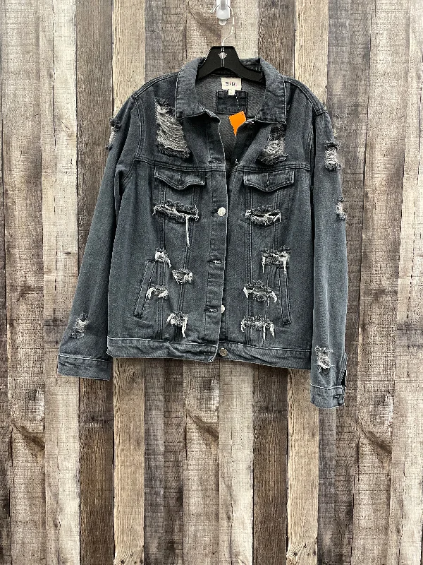 Versatile Men's Pea CoatsJacket Denim By Bibi  Size: S