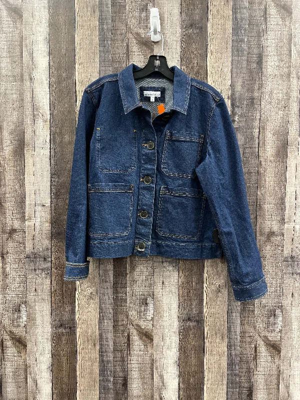 Weather-Resistant Men's CoatsJacket Denim By Loft  Size: M