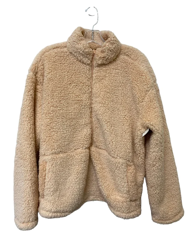 Men's Coats with Hidden PocketsJacket Faux Fur & Sherpa By Soma  Size: Xxl