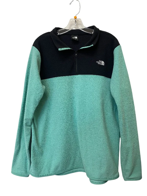 Lightweight Men's WindbreakersJacket Fleece By The North Face In Black & Green, Size: Xl