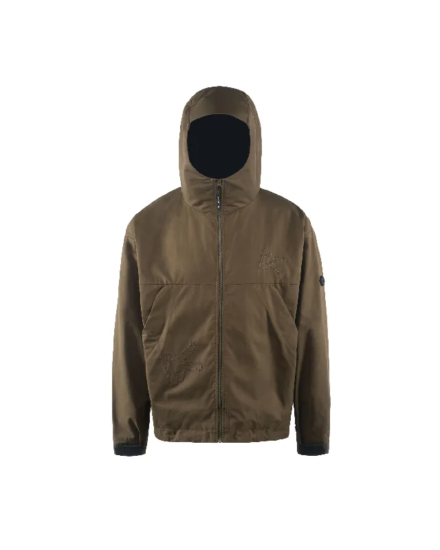 Men's Coats with Wind-Resistant FabricOrganic Cotton DWR Hiking Jacket - Juniper