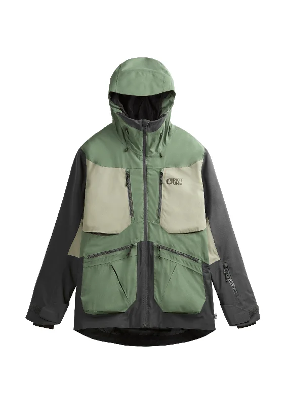 Men's Coats with Flannel LiningPICTURE Naikoon Snowboard Jacket Laurel Wreath 2024